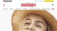 Desktop Screenshot of magazine-avantages.fr
